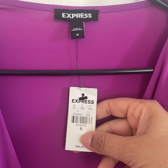 NWT Express Purple Dress - Picture 5 of 6